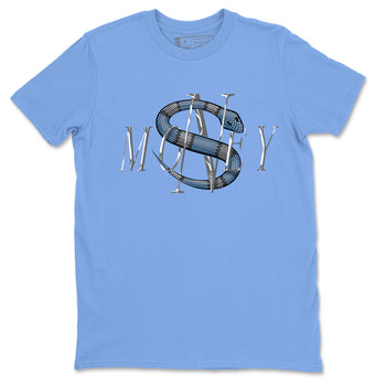 Jordan 5 UNC Jordan Shirts Money Snake Sneaker Tees AJ5 UNC SNRT Sneaker Tees Unisex Shirts Carolina Blue 2