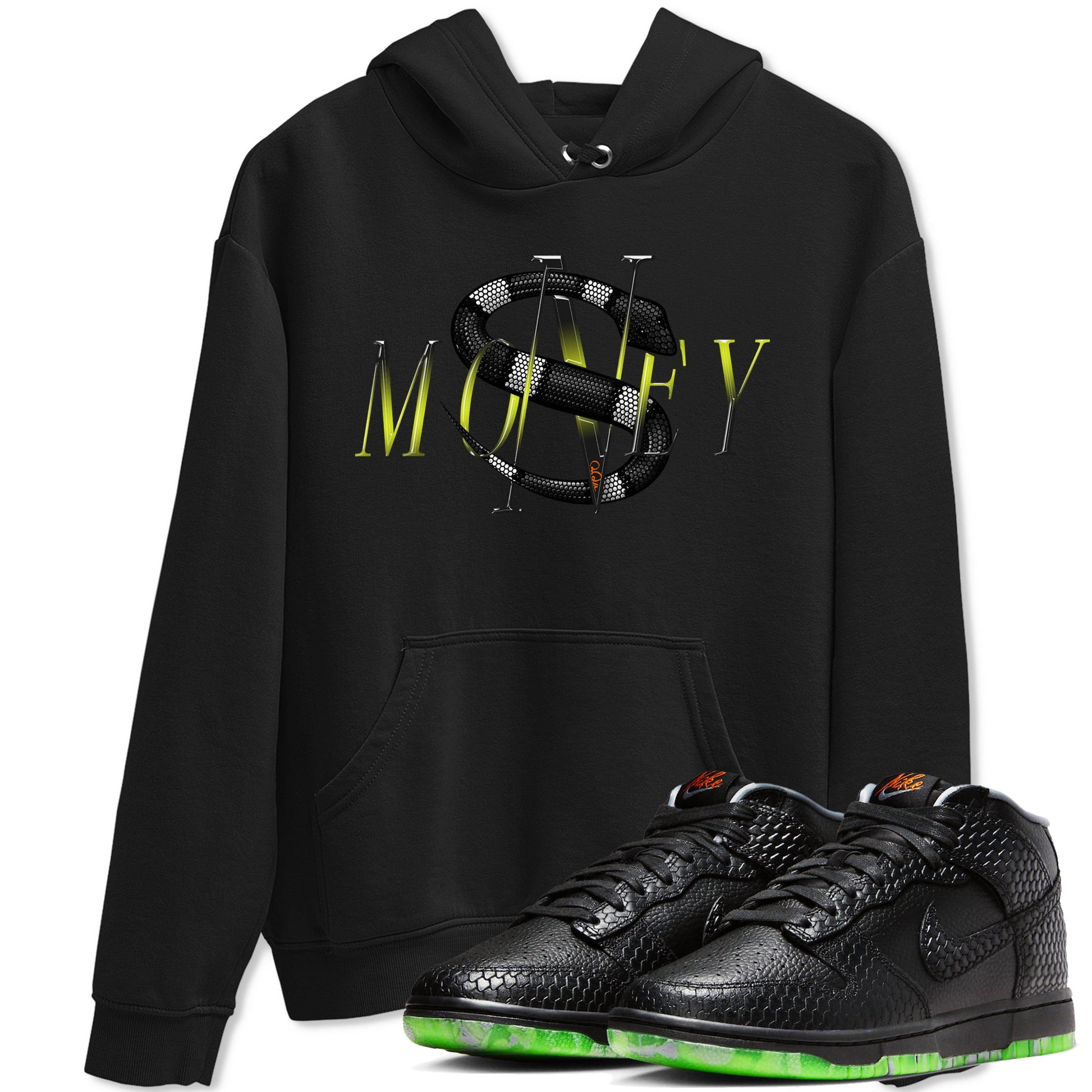 Dunk Mid Premium shirt to match jordans Money Snake sneaker tees Halloween Night NikeDunk Halloween SNRT Sneaker Release Tees Unisex Black 1 T-Shirt