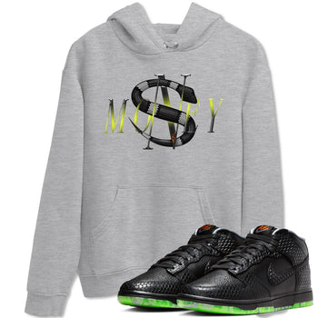 Dunk Mid Premium shirt to match jordans Money Snake sneaker tees Halloween Night NikeDunk Halloween SNRT Sneaker Release Tees Unisex Heather Grey 1 T-Shirt