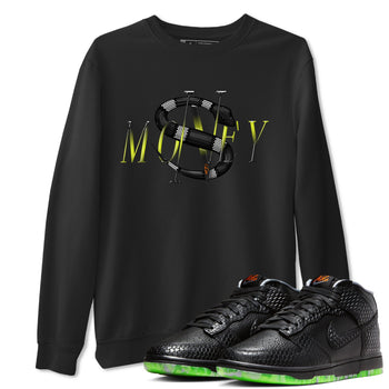 Dunk Mid Premium shirt to match jordans Money Snake sneaker tees Halloween Night NikeDunk Halloween SNRT Sneaker Release Tees Unisex Black 1 T-Shirt