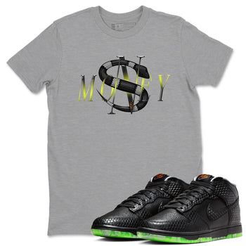Dunk Mid Premium shirt to match jordans Money Snake sneaker tees Halloween Night NikeDunk Halloween SNRT Sneaker Release Tees Unisex Heather Grey 1 T-Shirt