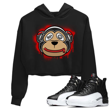 Jordan 12 Playoffs Sneaker Match Tees Monkey Face Sneaker Tees Jordan 12 Playoffs Sneaker Release Tees Women's Shirts