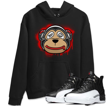 Jordan 12 Playoffs Sneaker Match Tees Monkey Face Sneaker Tees Jordan 12 Playoffs Sneaker Release Tees Unisex Shirts