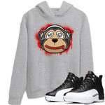 Jordan 12 Playoffs Sneaker Match Tees Monkey Face Sneaker Tees Jordan 12 Playoffs Sneaker Release Tees Unisex Shirts