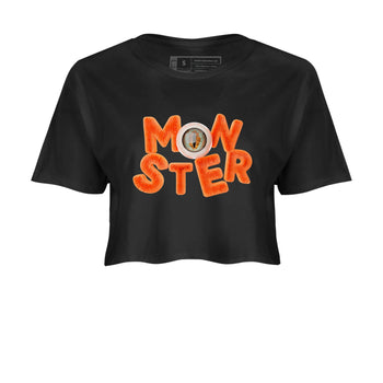Air Jordan 1 Starfish shirt to match jordans Monster sneaker tees AJ1Starfish SNRT Sneaker Release Tees Black 2 Crop T-Shirt Halloween Custumes