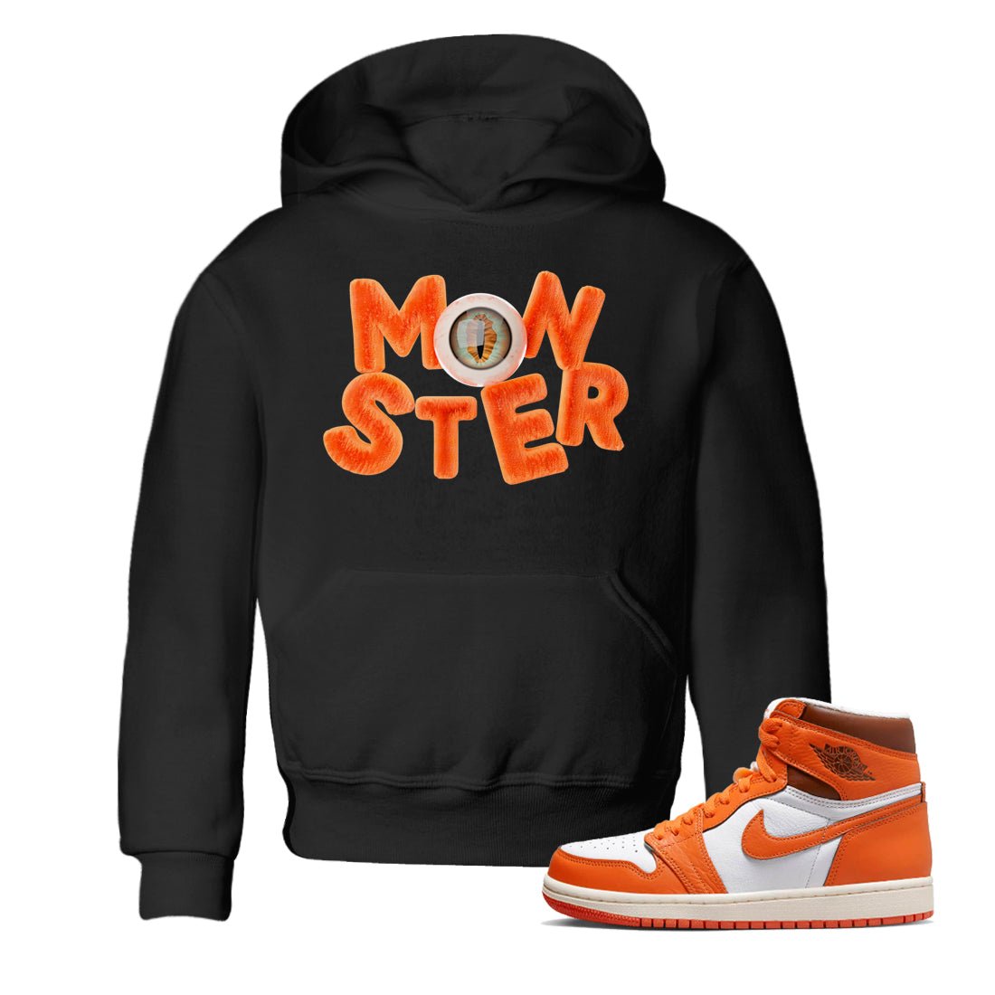 Air Jordan 1 Starfish shirt to match jordans Monster sneaker tees AJ1Starfish SNRT Sneaker Release Tees Baby Toddler Black 1 T-Shirt Halloween Custumes