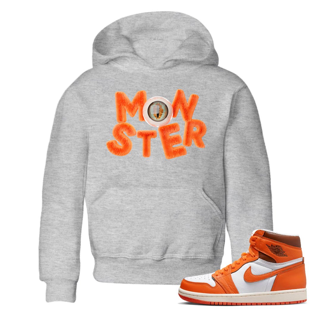 Air Jordan 1 Starfish shirt to match jordans Monster sneaker tees AJ1Starfish SNRT Sneaker Release Tees Baby Toddler Heather Grey 1 T-Shirt Halloween Custumes