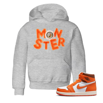 Air Jordan 1 Starfish shirt to match jordans Monster sneaker tees AJ1Starfish SNRT Sneaker Release Tees Baby Toddler Heather Grey 1 T-Shirt Halloween Custumes