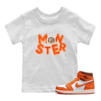Air Jordan 1 Starfish shirt to match jordans Monster sneaker tees AJ1Starfish SNRT Sneaker Release Tees Baby Toddler White 1 T-Shirt Halloween Custumes