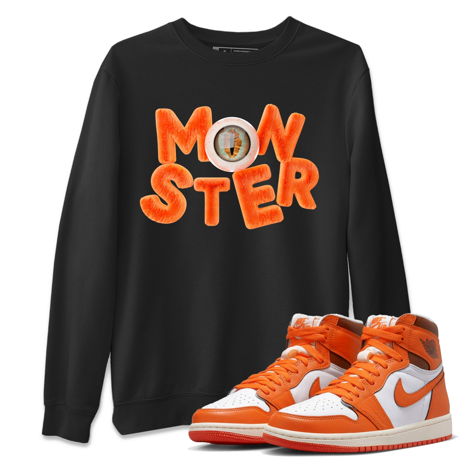 Air Jordan 1 Starfish shirt to match jordans Monster sneaker tees AJ1Starfish SNRT Sneaker Release Tees Unisex Black 1 T-Shirt Halloween Custumes