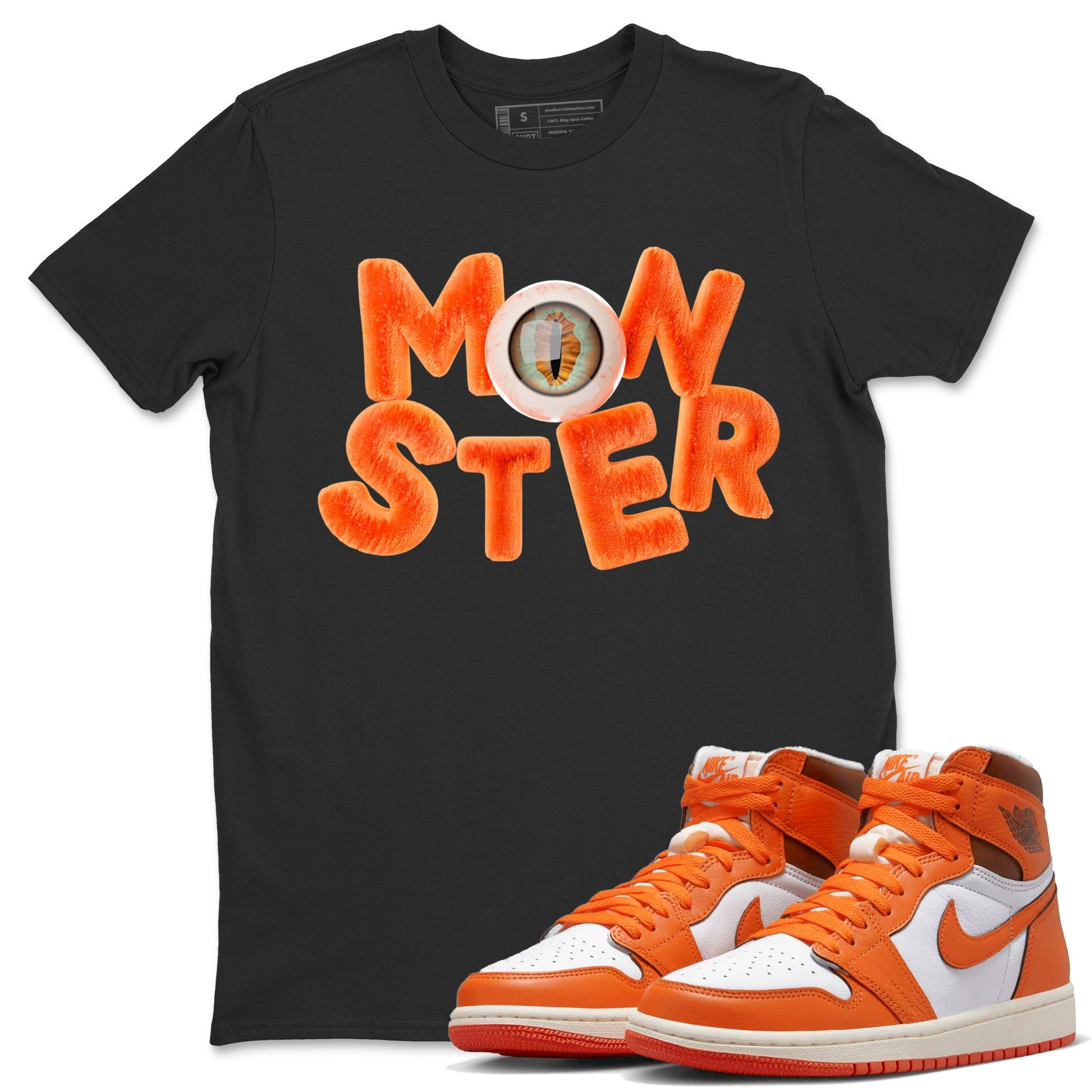 Air Jordan 1 Starfish shirt to match jordans Monster sneaker tees AJ1Starfish SNRT Sneaker Release Tees Unisex Black 1 T-Shirt Halloween Custumes