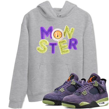 Air Jordan 4 Canyon Purple shirt to match jordans Monster sneaker tees AJ4 Canyon Purple SNRT Sneaker Release Tees Unisex Heather Grey 1 T-Shirt, Halloween tshirt