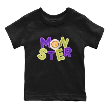 Air Jordan 4 Canyon Purple shirt to match jordans Monster sneaker tees AJ4 Canyon Purple SNRT Sneaker Release Tees Baby Toddler Black 2 T-Shirt, Halloween tshirt