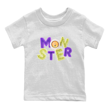 Air Jordan 4 Canyon Purple shirt to match jordans Monster sneaker tees AJ4 Canyon Purple SNRT Sneaker Release Tees Baby Toddler White 2 T-Shirt, Halloween tshirt