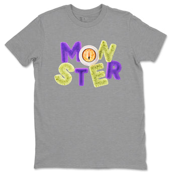 Air Jordan 4 Canyon Purple shirt to match jordans Monster sneaker tees AJ4 Canyon Purple SNRT Sneaker Release Tees Unisex Heather Grey 2 T-Shirt, Halloween tshirt