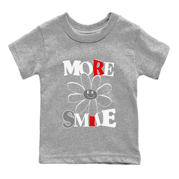 Air Jordan 13 Wolf Grey Sneaker Match Tees More Smile Sneaker Tees Air Jordan 13 Retro Wolf Grey T-Shirt Kids Shirts Heather Grey 2