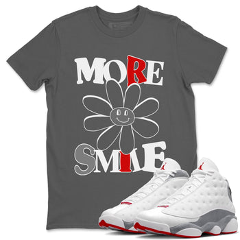 Air Jordan 13 Wolf Grey More Smile Crew Neck Sneaker Tees Air Jordan 13 Wolf Grey Sneaker T-Shirts Washing and Care Tip