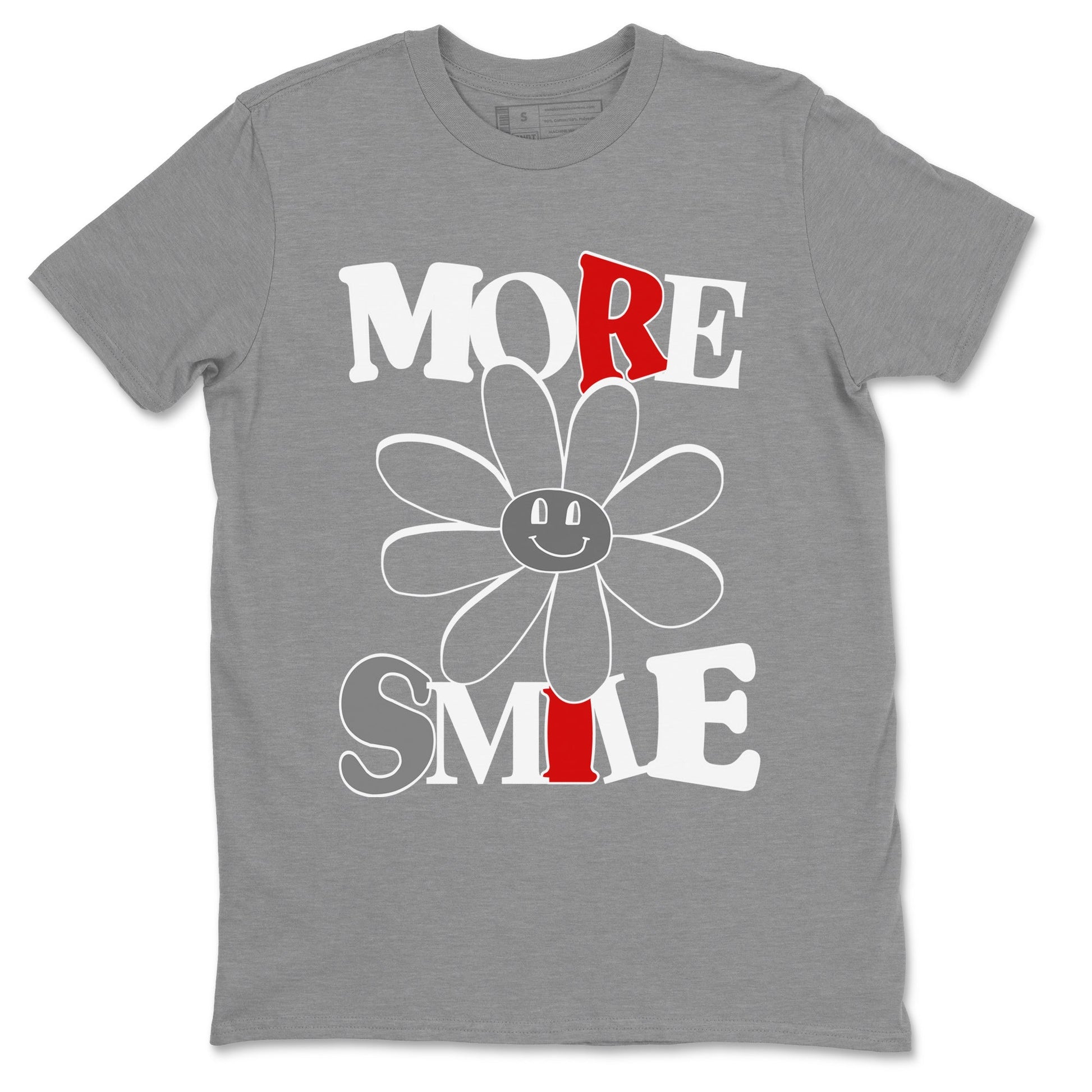 Air Jordan 13 Wolf Grey Sneaker Match Tees More Smile Sneaker Tees Air Jordan 13 Retro Wolf Grey T-Shirt Unisex Shirts Heather Grey 2