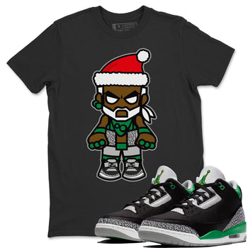 Jordan 3 Pine Green Sneaker Match Tees Mr Santa Sneaker Tees Jordan 3 Pine Green Sneaker Release Tees Unisex Shirts