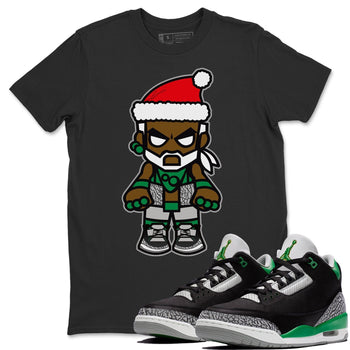 Jordan 3 Pine Green Sneaker Match Tees Mr Santa Sneaker Tees Jordan 3 Pine Green Sneaker Release Tees Unisex Shirts