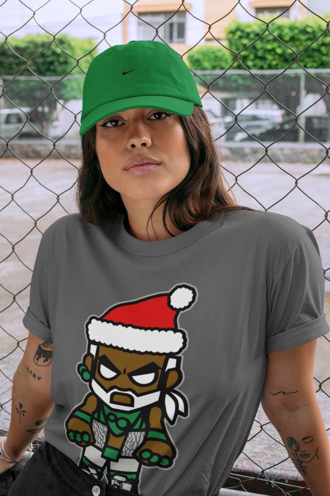 Jordan 3 Pine Green Sneaker Match Tees Mr Santa Sneaker Tees Jordan 3 Pine Green Sneaker Release Tees Unisex Shirts