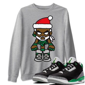 Jordan 3 Pine Green Sneaker Match Tees Mr Santa Sneaker Tees Jordan 3 Pine Green Sneaker Release Tees Unisex Shirts