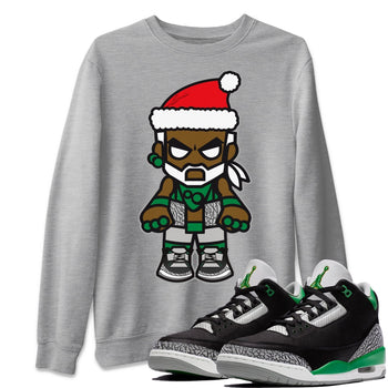 Jordan 3 Pine Green Sneaker Match Tees Mr Santa Sneaker Tees Jordan 3 Pine Green Sneaker Release Tees Unisex Shirts