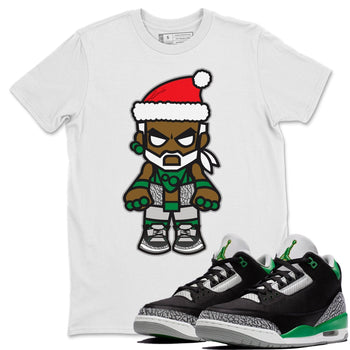 Jordan 3 Pine Green Sneaker Match Tees Mr Santa Sneaker Tees Jordan 3 Pine Green Sneaker Release Tees Unisex Shirts