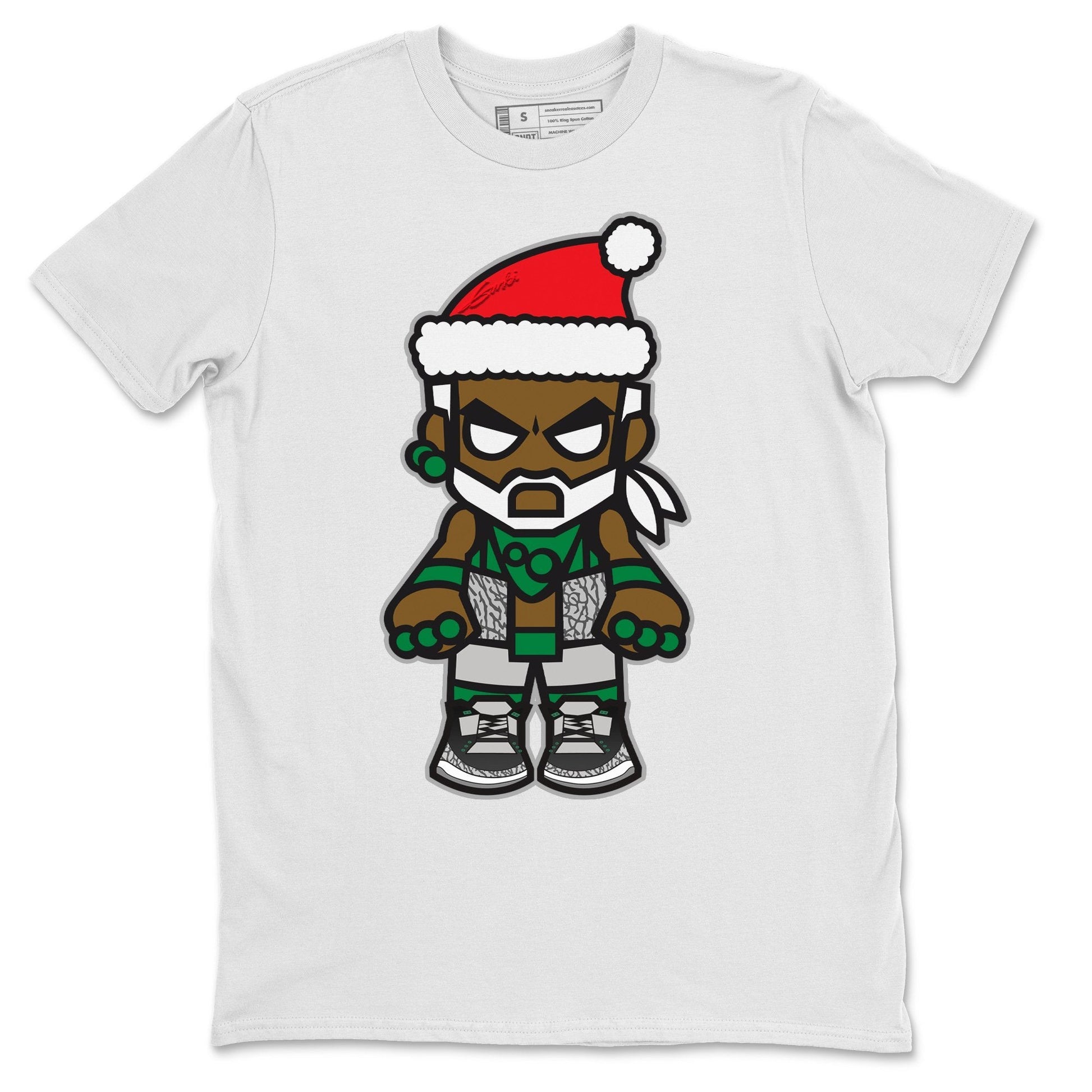 Jordan 3 Pine Green Sneaker Match Tees Mr Santa Sneaker Tees Jordan 3 Pine Green Sneaker Release Tees Unisex Shirts