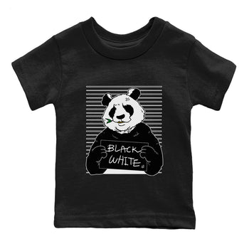 Jordan 1 Black White Sneaker Match Tees Mugshot Sneaker Tees Jordan 1 Black White Sneaker Release Tees Kids Shirts