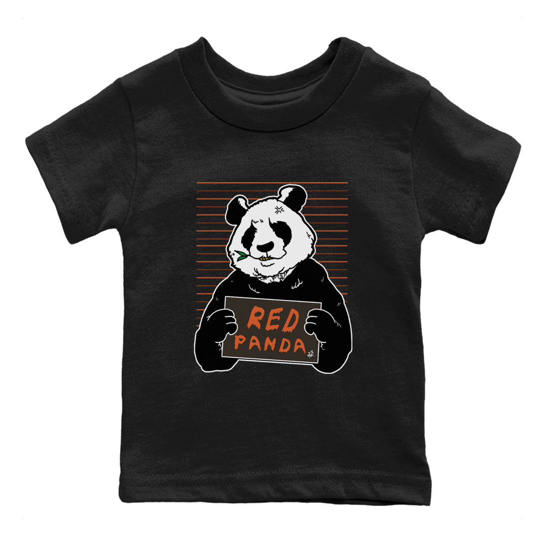 Nike Dunk Low Red Panda shirt to match jordans Mugshot sneaker tees Dunk Red Panda SNRT Sneaker Release Tees Baby Toddler Black 2 T-Shirt