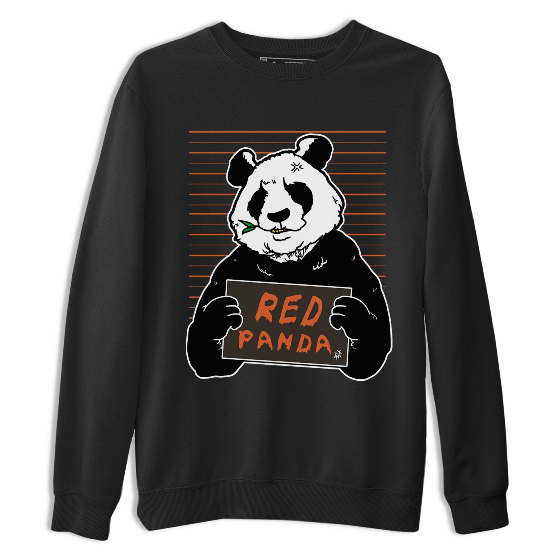 Nike Dunk Low Red Panda shirt to match jordans Mugshot sneaker tees Dunk Red Panda SNRT Sneaker Release Tees Unisex Black 2 T-Shirt