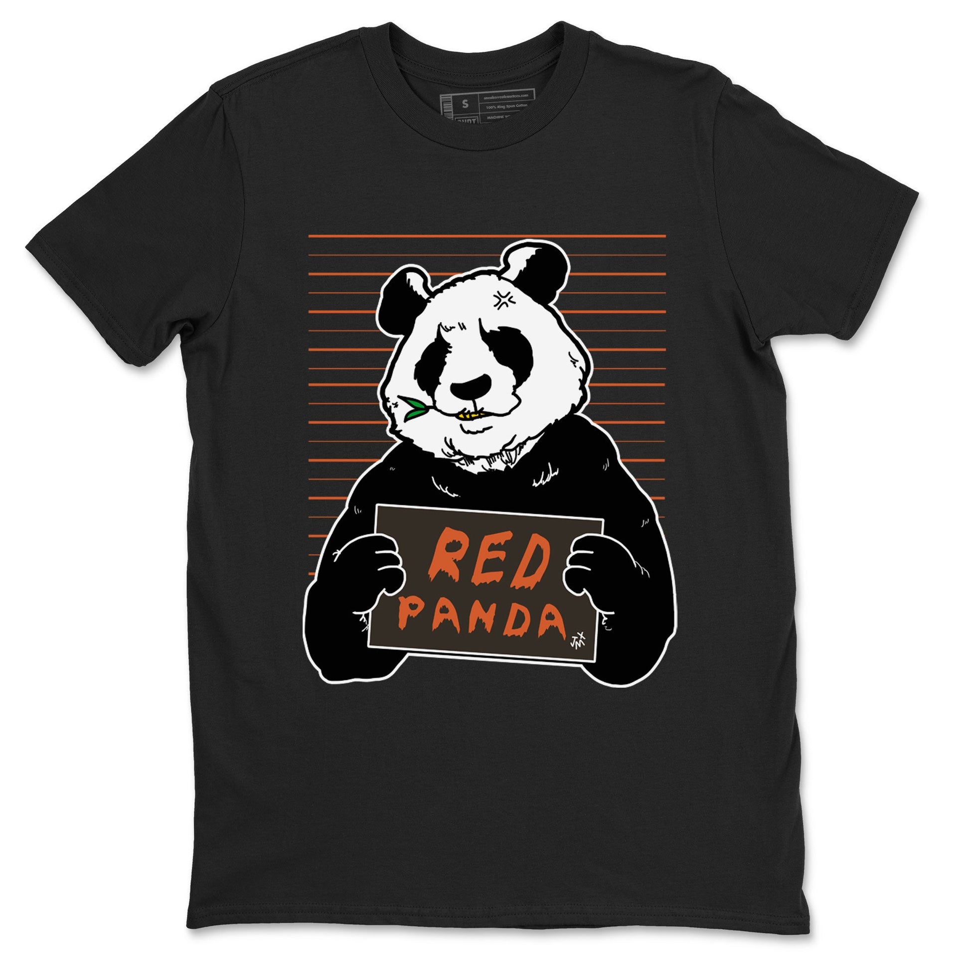 Nike Dunk Low Red Panda shirt to match jordans Mugshot sneaker tees Dunk Red Panda SNRT Sneaker Release Tees Unisex Black 2 T-Shirt