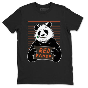 Nike Dunk Low Red Panda shirt to match jordans Mugshot sneaker tees Dunk Red Panda SNRT Sneaker Release Tees Unisex Black 2 T-Shirt