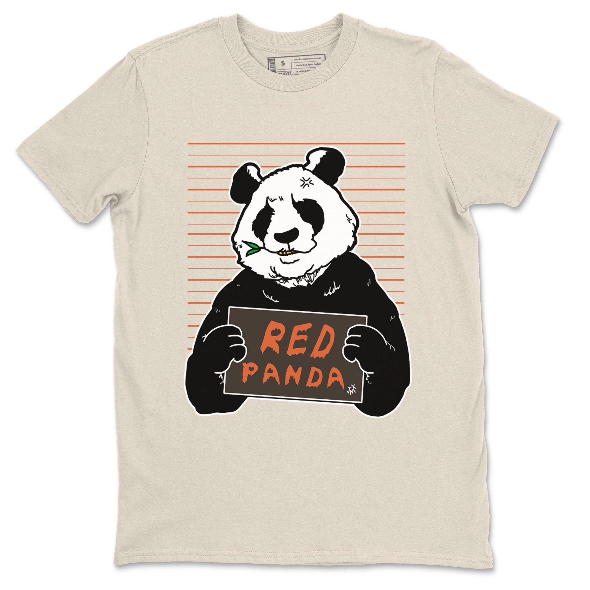Nike Dunk Low Red Panda shirt to match jordans Mugshot sneaker tees Dunk Red Panda SNRT Sneaker Release Tees Unisex Natural 2 T-Shirt