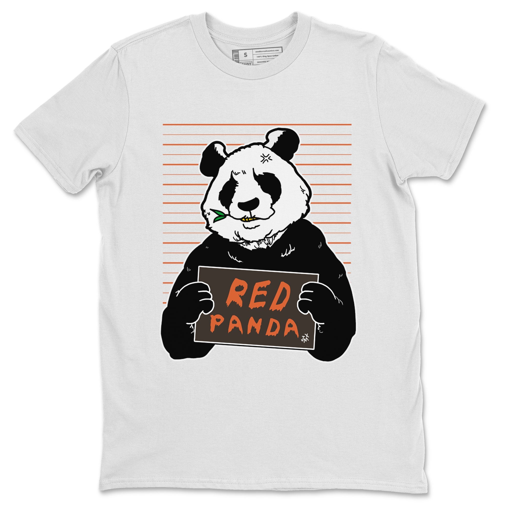 Nike Dunk Low Red Panda shirt to match jordans Mugshot sneaker tees Dunk Red Panda SNRT Sneaker Release Tees Unisex White 2 T-Shirt