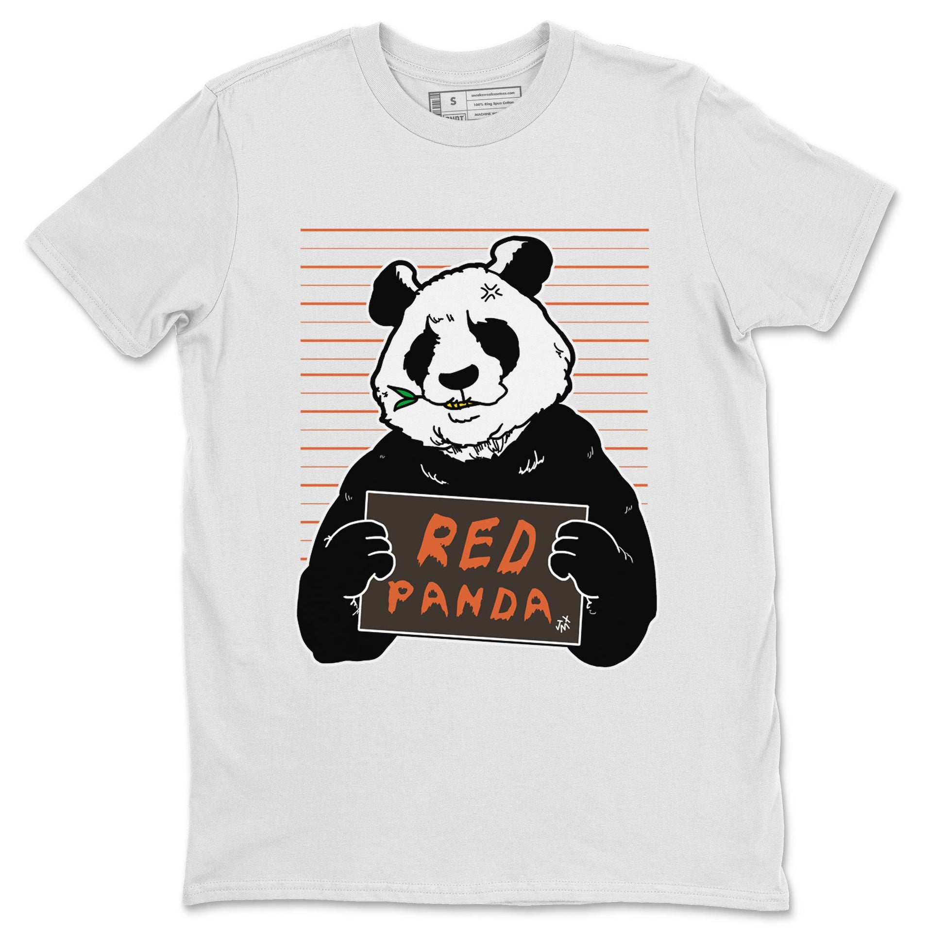 Nike Dunk Low Red Panda shirt to match jordans Mugshot sneaker tees Dunk Red Panda SNRT Sneaker Release Tees Unisex White 2 T-Shirt