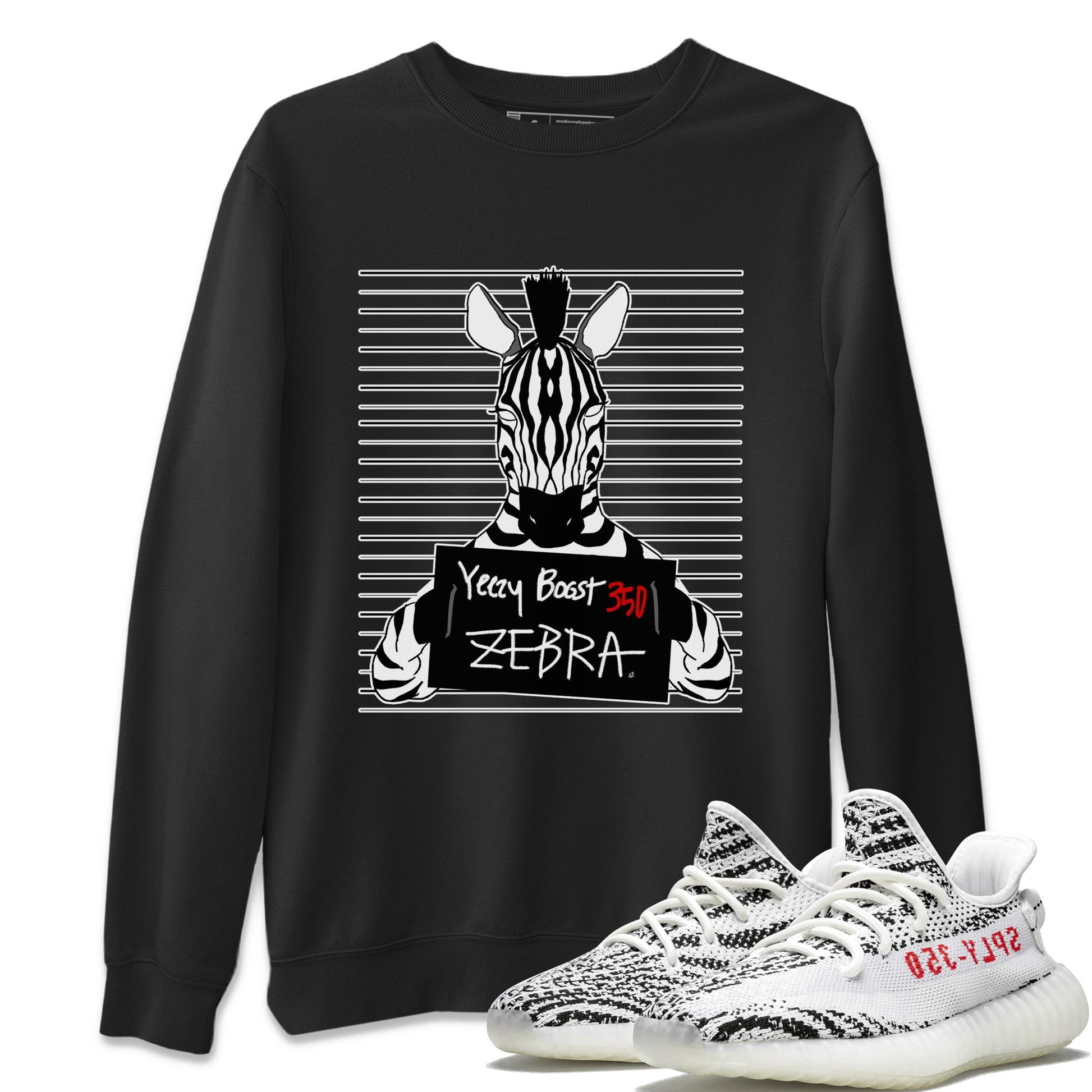 Yeezy 350 Zebra Sneaker Match Tees Mugshot Sneaker Tees Yeezy 350 Zebra Sneaker Release Tees Unisex Shirts