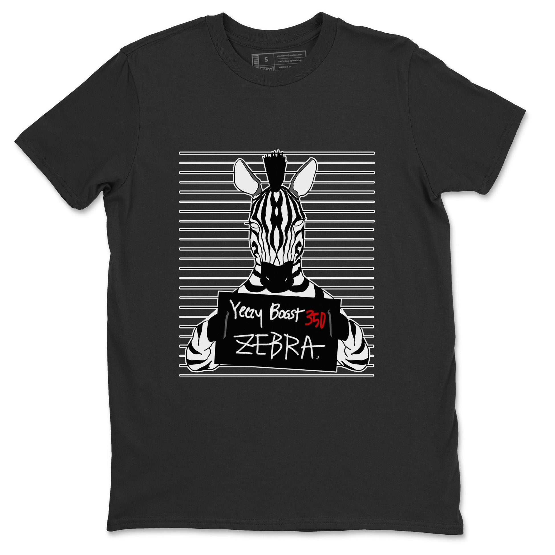 Yeezy 350 Zebra Sneaker Match Tees Mugshot Sneaker Tees Yeezy 350 Zebra Sneaker Release Tees Unisex Shirts