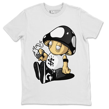 Jordan 1 Black White Sneaker Match Tees Mushrooms Sneaker Tees Jordan 1 Black White Sneaker Release Tees Unisex Shirts