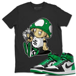 Air Jordan 1 Celtics Sneaker Match Tees Mushrooms Sneaker Tees Air Jordan 1 Retro Celtics Sneaker Release Tees Unisex Shirts Black 1