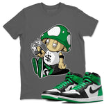 Air Jordan 1 Celtics Mushrooms Crew Neck Sneaker Tees Air Jordan 1 Retro Celtics Sneaker T-Shirts Size Chart