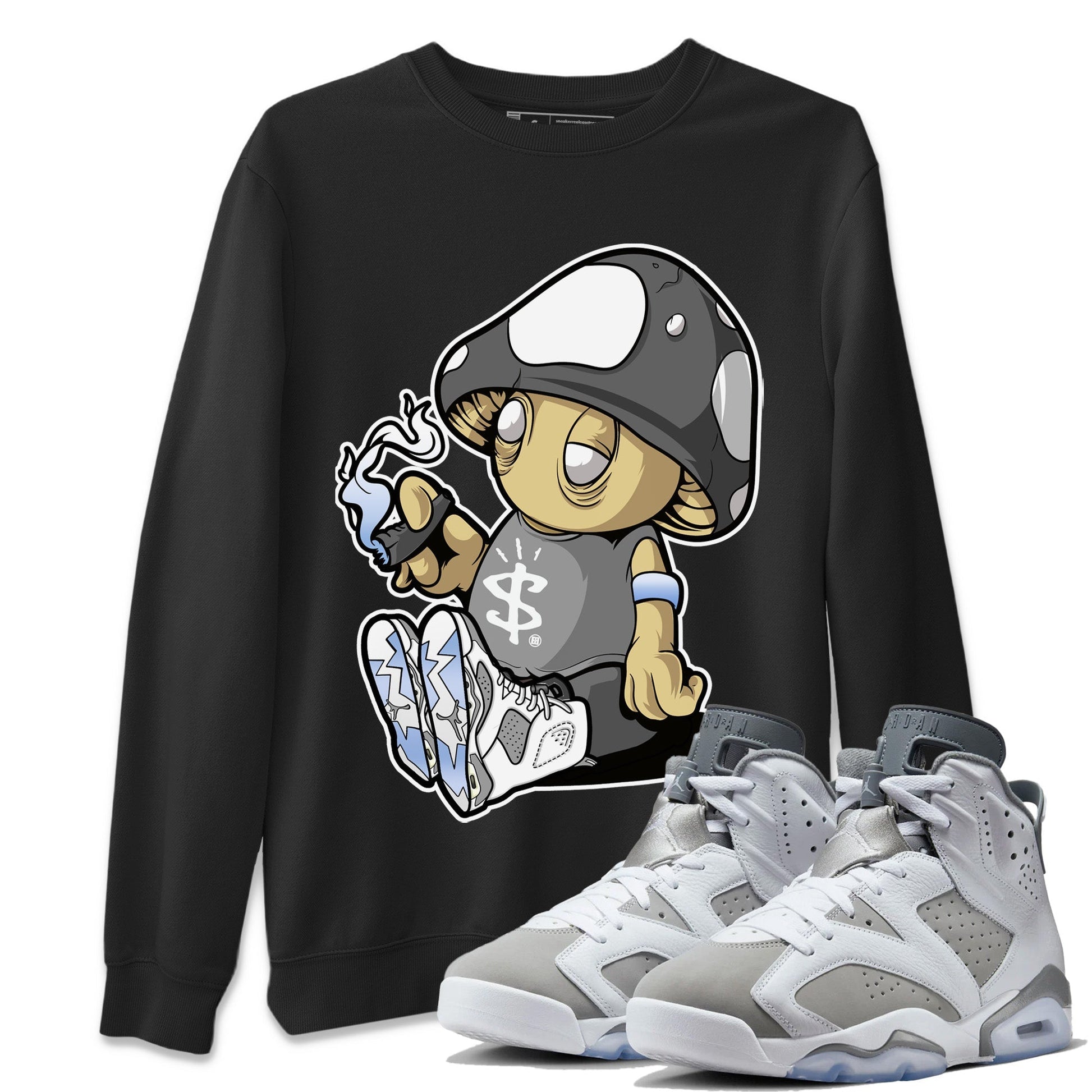 Jordan 6 Cool Grey Sneaker Match Tees Mushrooms Sneaker Tees Jordan 6 Cool Grey Sneaker Release Tees Unisex Shirts