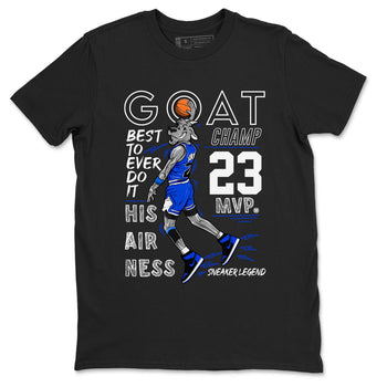 1s Royal Reimagined shirt to match jordans MVP Goat sneaker matching t-shirt Air Jordan 1 Royal Reimagined SNRT Sneaker Release Tees Unisex Black 2 T-Shirt