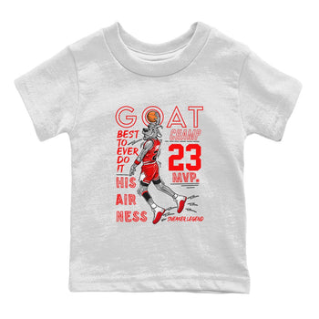 Air Jordan 12 Cherry shirt to match jordans MVP Goat sneaker matching t-shirt 12s Cherry SNRT Sneaker Release Tees Baby Toddler White 2 T-Shirt