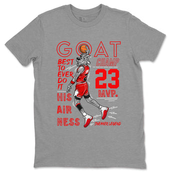 Air Jordan 12 Cherry shirt to match jordans MVP Goat sneaker matching t-shirt 12s Cherry SNRT Sneaker Release Tees Unisex Heather Grey 2 T-Shirt