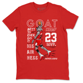 Air Jordan 12 Cherry shirt to match jordans MVP Goat sneaker matching t-shirt 12s Cherry SNRT Sneaker Release Tees Unisex Red 2 T-Shirt