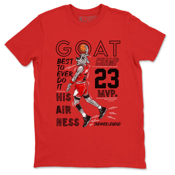AJ4 Retro Bred Reimagined shirt to match jordans MVP Goat sneaker tees Air Jordan 4 Retro Bred Reimagined SNRT sneaker release Tees unisex cotton Red 2 crew neck shirt