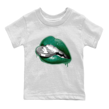 Jordan 1 Gorge Green Sneaker Match Tees Lips Coin Sneaker Tees Jordan 1 Gorge Green Sneaker Release Tees Kids Shirts