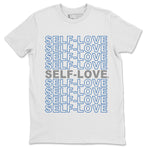 Jordan 1 True Blue Sneaker Match Tees Self Love Sneaker Tees Jordan 1 True Blue Sneaker Release Tees Unisex Shirts